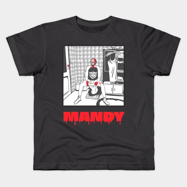 Bathroom Time [Mandy] Kids T-Shirt by Caged In